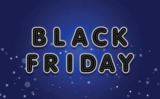 Text Effect Black Friday vector