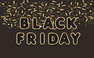 Text Effect Black Friday vector