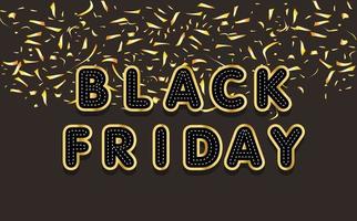 Text Effect Black Friday vector