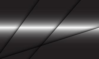 Abstract grey metallic shadow line cross design vector