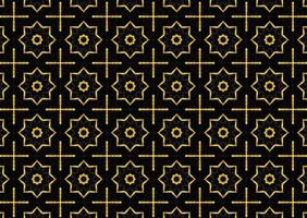 Abstract seamless pattern of black and gold color photo