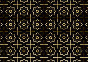 Abstract seamless pattern of black and gold color photo