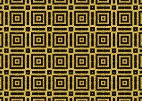 Abstract seamless pattern of black and gold color photo