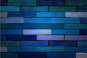 Blue brick background vector