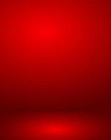 Empty red color display products studio room background vector