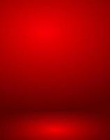 Empty red color display products studio room background vector