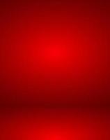 Empty red color display products studio room background vector