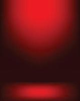 Empty red color display products studio room background