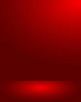 Empty red color display products studio room background vector