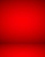 Empty red color display products studio room background vector