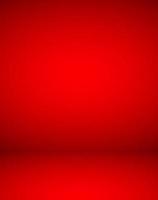 Empty red color display products studio room background vector