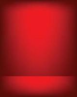 Empty red color display products studio room background vector