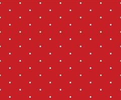 Vintage polka dots white and red pattern vector