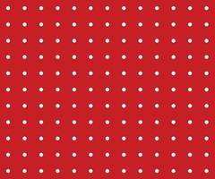 Vintage polka dots white and red pattern vector