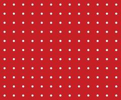 Vintage polka dots white and red pattern vector