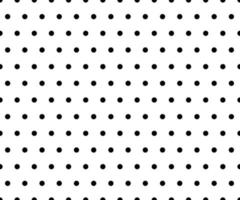 black and white polka dot pattern background vector