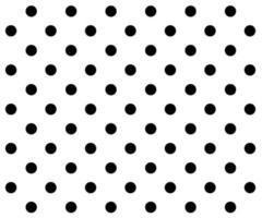 black and white polka dot pattern background vector