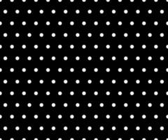 black and white polka dot pattern background vector