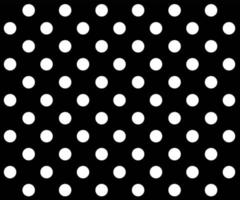 black and white polka dot pattern background vector