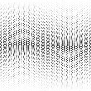 patrón de triángulo de semitono de impresión de diseño gráfico geométrico abstracto vector