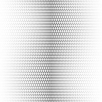 patrón de triángulo de semitono de impresión de diseño gráfico geométrico abstracto vector