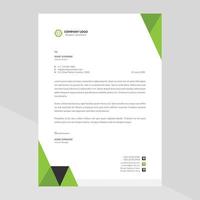 Elegant and minimalist style letterhead template design vector