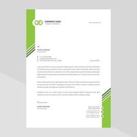 Elegant and minimalist style letterhead template design vector