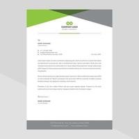 Elegant and minimalist style letterhead template design vector