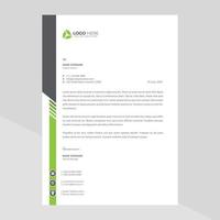 Elegant and minimalist style letterhead template design vector