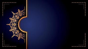 Luxury ornamental mandala logo background arabesque style