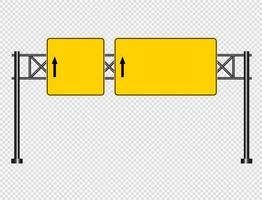 señal de tráfico de la carretera vector