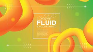 abstract gradient colorful fluid background vector