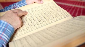 Muslim Reading Islamic Holy Quran video