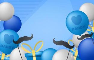 Father's Day Festivity Background vector