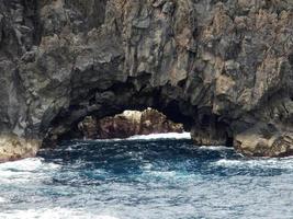 The rock and the sea photo