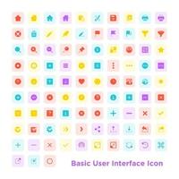 Basic User Interface Icon vector