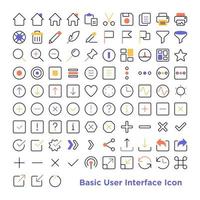 Basic User Interface Icon vector