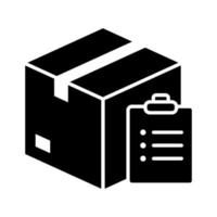 Package List Icon vector