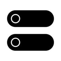 Toggle Switches Icon vector