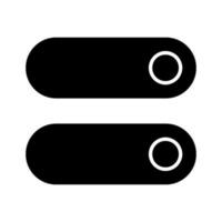 Toggle Switches Icon vector