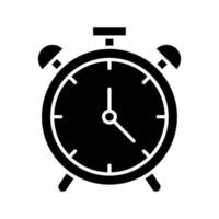 icono de reloj despertador vector