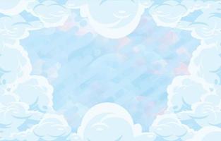 Dynamic Cloudy Background vector
