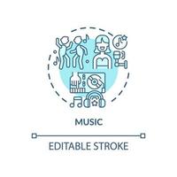 Music concept icon vector