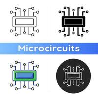 Microcontroller vector icon