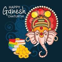Happy Ganesh Chaturhi vector