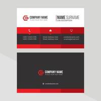 Modern Creative and Clean Business Card Template vector