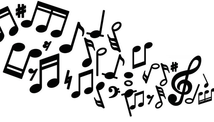 musical notes border clip art free