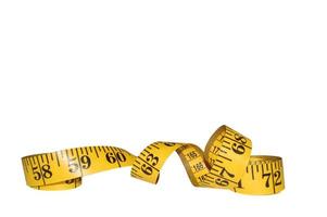 Yellow measuring tape photo