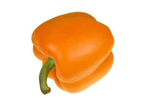 Orange bell pepper photo