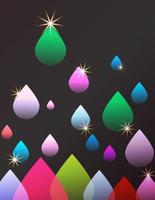 Abstract Raindrops Background vector